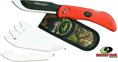 Picture of Outdoor Edge RB-20 Razor Blaze Folding Razor Knife, 3.5" Blade, Orange 6 Blades