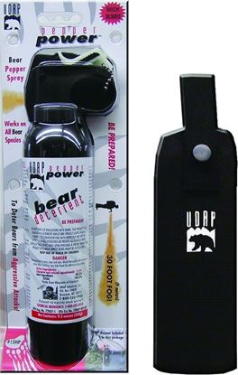 Picture of UDAP 15HP Magnum Bear Spray W/Hip Holster 9.2oz 260g