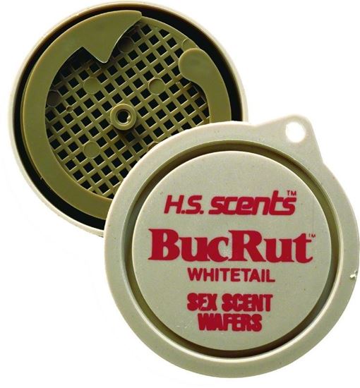 Picture of Hunters Specialties 01000 BucRut Whitetail Scent Wafers 3Pk (533836)