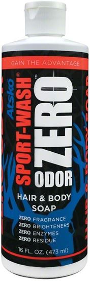 Picture of Atsko 1345BZ Zero Sport Wash Hair & Body Soap 16 fl oz