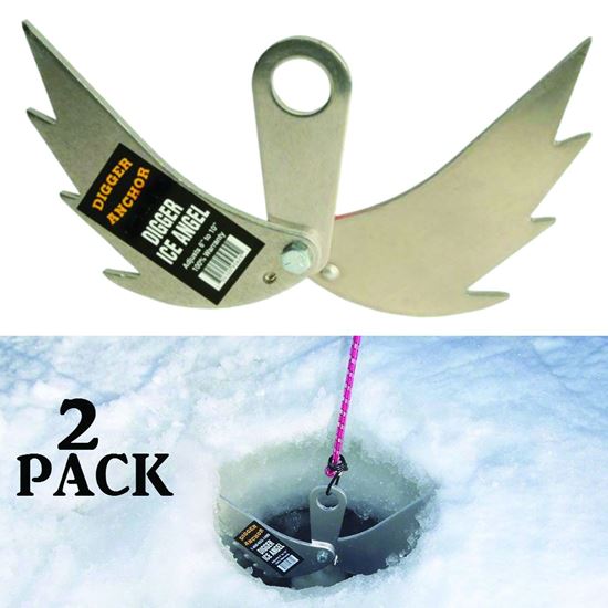 Picture of Digger D-30 Ice Angels (Pair) Dry Hole Ice Anchor