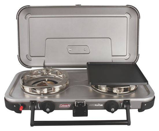 Picture of Coleman 2000020105 Gladiator Series FyreChampion 3-IN-1 2 burner propane Stove