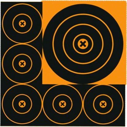 Picture of Birchwood Casey 36818 Big Burst 8" & 4" Target 18/Pk