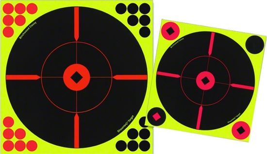 Picture of Birchwood Casey 34850 Shoot-N-C BMW 8" Bullseye Target 50/Pk