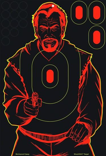 Picture of Birchwood Casey 34645 Shoot-N-C Bad Guy Target 12x18 5pk