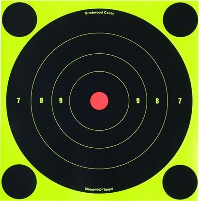 Picture of Birchwood Casey 34805 Shoot-N-C 8" Bullseye Target 5/Pk