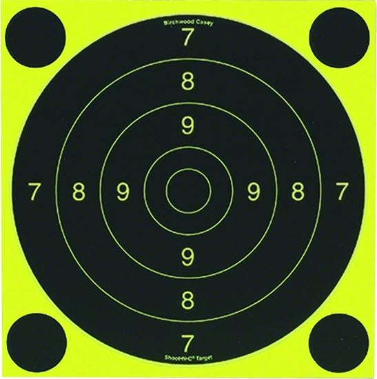 Picture of Birchwood Casey 34081 Shoot-N-C 20cm UIT 25/50 Meter Target 6/Pk