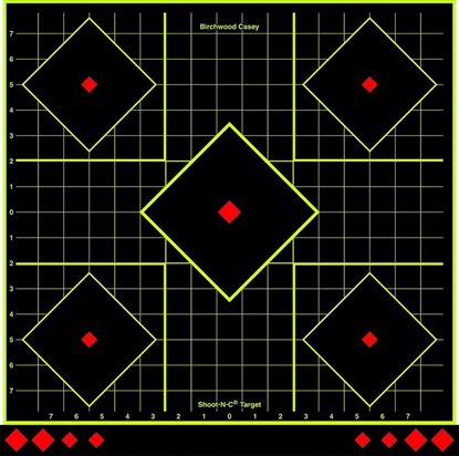 Picture of Birchwood Casey 34175 Shoot-N-C Sight-In 17.25" Target 5/Pk