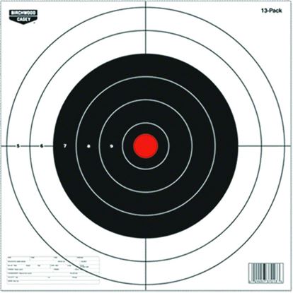 Picture of Birchwood Casey 37013 Eze-Scorer Bullseye 12" Paper Target 13/Pk
