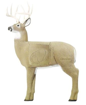 Picture of GlenDel G75000 3D Archery Target, Deer, Glendel Full-Rut Buck, W/4-Sided Insert