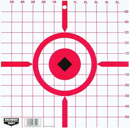 Picture of Birchwood Casey 37210 Rigid Crosshair Sight In 12" Target 10/Pk