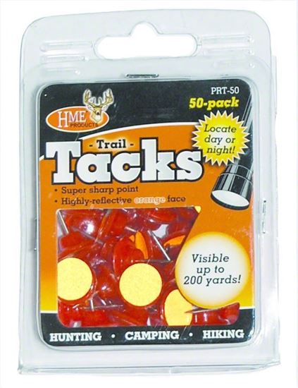 Picture of HME PRT-50 Reflective Trail Tacks Orange