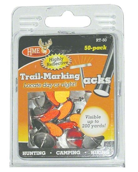 Picture of HME RT-50 Reflective Tack 50Pk Orange