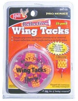 Picture of HME RWT-25 Reflective Wing Tack 25Pk Orange