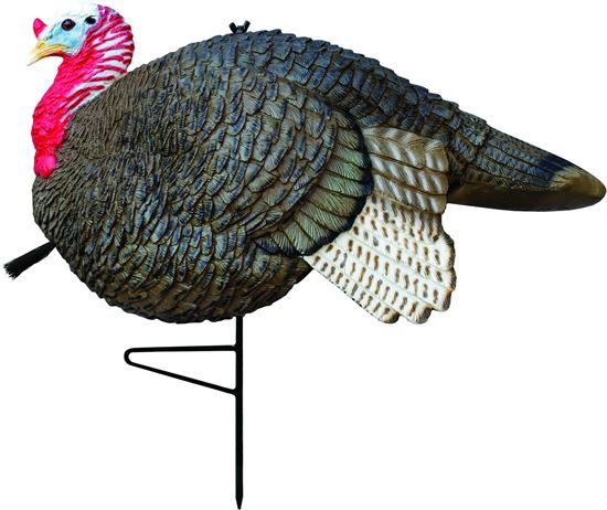 Picture of Primos 69066 Gobbstopper Jake Turkey Decoy, Submissive 1/4 Strut Jake, 2 pc Stake