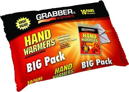 Picture of Grabber HWPP10 Big Pack Hand Warmers 10 Pack of Small 7Hrs