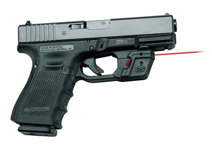 Picture of Crimson Trace DS-121 Defender Series Accu-Guard Laser Sight, Black/Red, Switch Activation, Red Laser, Fits Glock Pistols