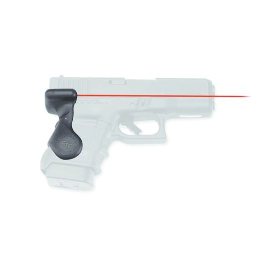 Picture of Crimson Trace LG-629 Lasergrips Laser Sight, Black, Pressure Sensor Activation, Red Laser, Fits Glock Subcompact Pistols