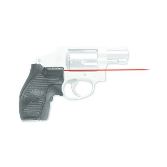 Picture of Crimson Trace LG-405 Lasergrips Laser Sight, Black, Pressure Sensor Activation, Red Laser, Fits S&W J-Frame Revolvers