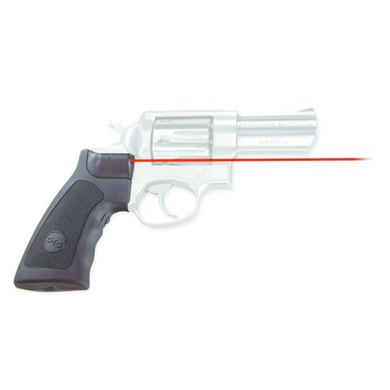 Picture of Crimson Trace LG-344 Lasergrips Laser Sight, Black, Pressure Sensor Activation, Red Laser, Fits Ruger GP100 Revolvers