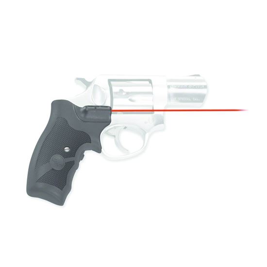 Picture of Crimson Trace LG-303 Lasergrips Laser Sight, Black, Pressure Sensor Activation, Red Laser, Fits Ruger SP101 Revolvers