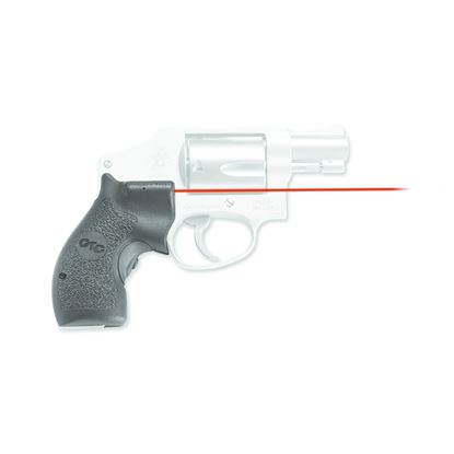 Picture of Crimson Trace LG-105 Lasergrips Laser Sight, Black, Pressure Sensor Activation, Red Laser, Fits S&W J-Frame Revolvers