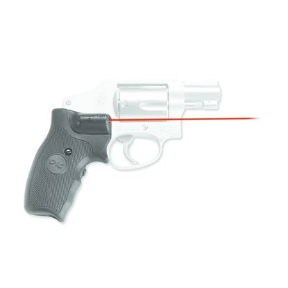 Picture of Crimson Trace LG-305 Lasergrips Laser Sight, Black, Pressure Sensor Activation, Red Laser, Fits S&W J-Frame Revolvers