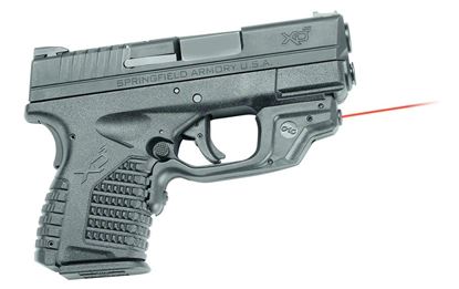 Picture of Crimson Trace LG-469 Laserguard Laser Sight, Black, Pressure Sensor Activation, Red Laser, Fits Springfield Armory XD-S
