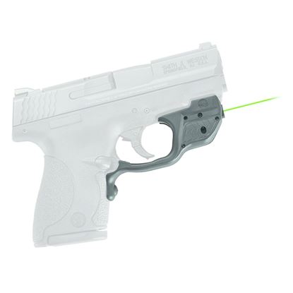 Picture of Crimson Trace LG-489G Laserguard Laser Sight, Black, Pressure Sensor Activation, Green Laser, Fits S&W M&P Shield