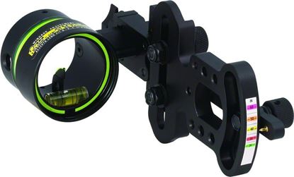 Picture of HHA OL-5519 Optimizer Lite Bow Sight .019 Pin Single Pin Slider 1-5/8 Dia RH