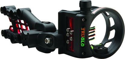 Picture of TRUGLO TG7415B Carbon Hybrid Bow Sight 5 Light 19 Black
