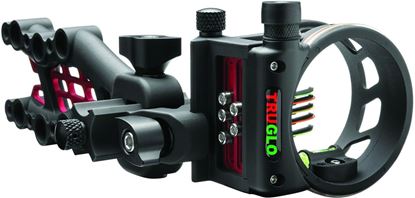 Picture of TRUGLO TG7515B Carbon Hybrid Bow Sight Micro 5 Light 19 Black