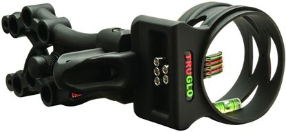 Picture of TRUGLO TG5805B Carbon XS Xtreme Bow Sight 5 Light 19 Black