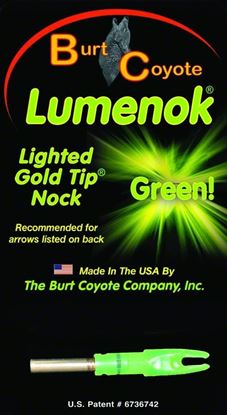 Picture of Lumenok GT1G Green Lighted Nock For Gold Tip 1Pk