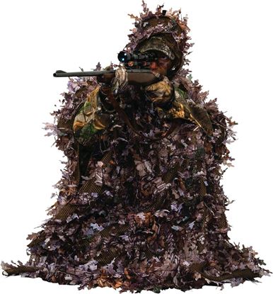 Picture of Ameristep 4RXM023 3-D Leafy Poncho, One Size fits Most, Realtree Xtra Camo Pattern