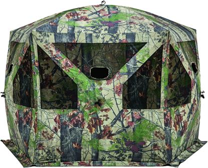 Picture of Barronett PT550BW Pentagon 4 Person 5 Sided Hub Blind Bloodtrail Backwoods Camo