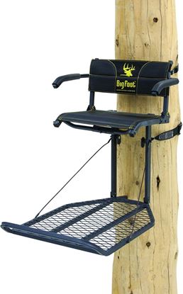 Picture of Rivers Edge RE556 Big Foot XL Lounger Hang-On Treestand 300Lb Capacity Built In Footrest Padded Armrests