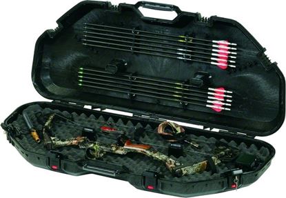 Picture of Plano 108115 All Weather Bow Hard Case, Dri-Loc Seal, PillarLock, Airline Approved, 48"L x 20.75"W x 7.75"H, Black