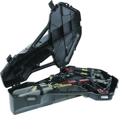 Picture of Plano 113200 Spire Compact Hard Crossbow Case, Blanaced Carry Handles, 41.22"L x 27"W x 12.25"H, Black