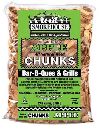 Picture of Smokehouse 9770-010-0000 Wood Chunks 1.75 Lb Bag Apple