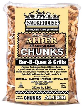 Picture of Smokehouse 9780-010-0000 Wood Chunks 1.75 Lb Bag Alder
