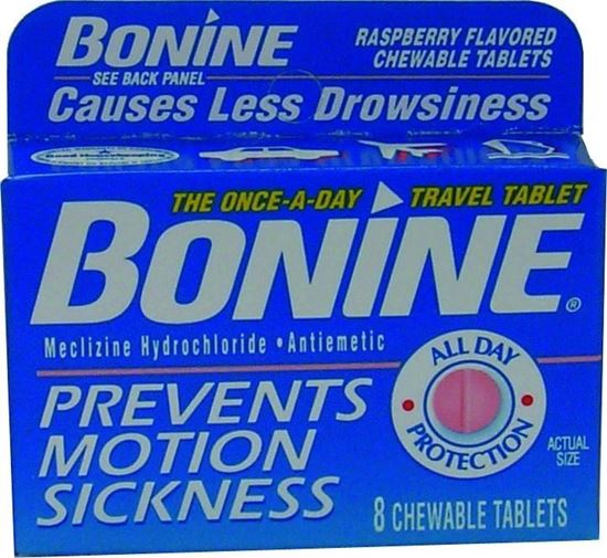 Picture of Bonine 029508 Seasick Tablets 24Ea/1Case