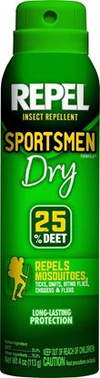 Picture of Repel HG-94133 Sportsmen Dry Mosquito Repellent, 4 oz Aerosol 25% DEET