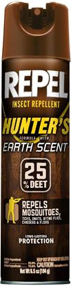 Picture of Repel HG-94139 Insect Repellent Hunters Formula with Earth Scent, 6.5 oz Aerosol, 25% DEET
