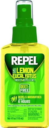 Picture of Repel HG-94109 Lemon Eucalyptus Insect Repellent, 4oz Pump Spray, DEET-Free