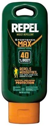 Picture of Repel HG-94079 Sportsmen MAX Formula Insect Repellent, 40% DEET Lotion 4oz w/carabiner