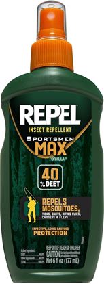 Picture of Repel HG-94101 Sportsmen Max Formula Insect Repellent, 6oz Pump Spray, 40% DEET