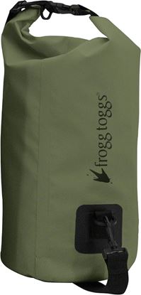 Picture of Frogg Toggs SDB100-09 PVC Tarpaulin Waterproof Dry Bag w/Cooler Insert, Green, 10L