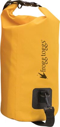 Picture of Frogg Toggs SDB100-08 PVC Tarpaulin Waterproof Dry Bag w/Cooler Insert, Yellow, 10L