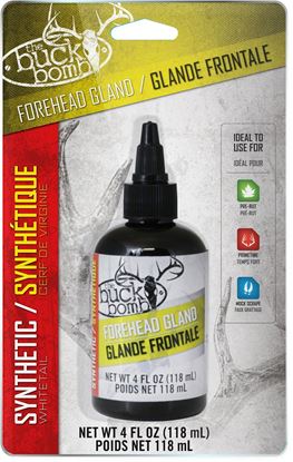 Picture of Buck Bomb 200015 Synthetic Forehead Gland, Liquid, 4oz w/ 4 wicks